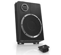 Sound Storm Laboratories LOPRO8 Powered Under Seat Car Subwoofer - 600 Watts Max, Single 2.6 Ohm, Voice Coil, Built in Amp, Low Profile, Remote Subwoofer Control