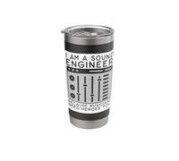 Sound Technician Music Tech - I am a Sound Engineer Stainless Steel Insulated Tumbler