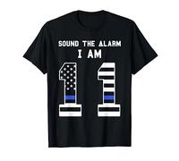 Sound the alarm I am 11 kids birthday 11th birthday T-Shirt