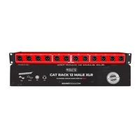Sound Tools CAT Rack Male - Male XLR Stage Box with Audio Over Shielded CAT Cable. Send 12 Channels of Audio, DMX, Clear-Com or AES.