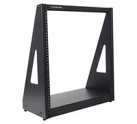 Sound Town 12U 2-Post Heavy-Duty Open-Frame Rack, for Audio/Video, Network Switches, Servers, UPS Systems (ST2PF-12HD)
