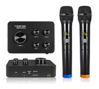 Sound Town 16 Channels Wireless Microphone Karaoke Mixer System, Supports HDMI ARC, Optical (Toslink), Smart TV, Media Box, PC, Bluetooth, Soundbar, Receiver, AUX (SWM15-PROS)