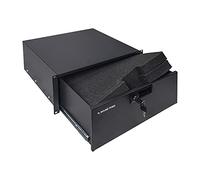 Sound Town 19-inch 4U Locking Rack Drawer, with Protection Foam (STRD-4D)