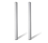 Sound Town 2-Pack 20” Subwoofer Mounting Poles, Compatible with 35mm Mount, White (STSD-20W-PAIR)