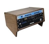Sound Town DIY 4U Angled Desktop Turret Studio Rack with Solid Baltic Birch Plywood, Weathered Brown, Assembly Required (SDRK-Y4SLB)