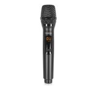 Sound Town Wireless Metal Handheld Microphone with 8 Channels, Built-in Pop Filter, Replacement for SWM15-MAX & SWM16-MAX Wireless Microphone Mixer Systems, Channel B (SWM-MAX-BMIC)