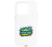 Sound Wave Impact Audio Energy Pulse Graphic Case for iPhone 15 Pro