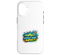 Sound Wave Impact Audio Energy Pulse Graphic Case for iPhone 16