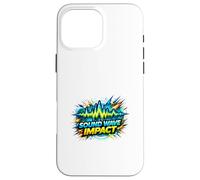 Sound Wave Impact Audio Energy Pulse Graphic Case for iPhone 16 Pro Max