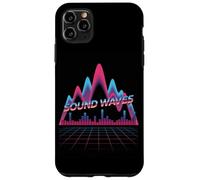 Sound Waves Retro Synthwave Audio Equalizer Case for iPhone 11 Pro Max