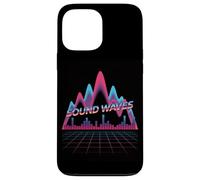 Sound Waves Retro Synthwave Audio Equalizer Case for iPhone 13 Pro Max