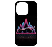 Sound Waves Retro Synthwave Audio Equalizer Case for iPhone 14 Pro