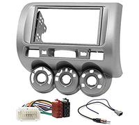 Sound-way - 2 Din double in dash car stereo fitting kit fascia adapter for Honda Fit, Jazz 2002-2008 (LEFT WHEEL) - KA11-464