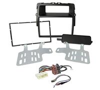 Sound-way - 2 DIN in dash car stereo adapter mounting fascia kit compatible for NISSAN Primastar/OPEL Vivaro/RENAULT Trafic II - KA11-463