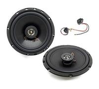 Sound-way 2-way 6.5" car speakers with adapters cables compatible with multi brands cars