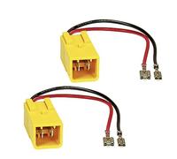 Sound-way - 2x Car stereo speaker Wiring adapter Harness Connector Lead Loom Cable Plug compatible with Alfa Romeo, Lancia, Fiat, Citroen, Peugeot