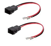 Sound-way - 2x Car stereo speaker Wiring adapter Harness Connector Lead Loom Cable Plug compatible with Opel, Renault, Rover, Seat, Skoda, Volvo, Volkswagen,