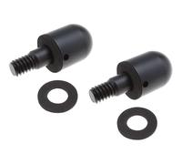 Sound Way 2x Round Anti-Collision Car Rear Bumper Protectors compatible with Smart Fortwo 451