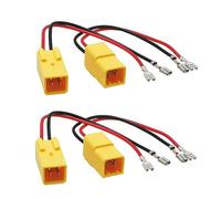 Sound-Way 4 x Speaker Plug Adaptor Cables compatible with Alfa Romeo, Citroen, Fiat, Lancia, Peugeot