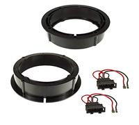 Sound-way 6.5" 165 mm Car Stereo Speakers Rings Adapters compatible with Skoda Volkswagen Seat