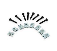 Sound-way - 8 x Spire Clips Car Speaker Door Panel Fixtures Fitting U Clips Self Tappers Screws - CA-16