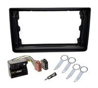 Sound-way - 9" inch in dash car stereo adapter mounting fascia kit compatible with Ford Focus II, C-Max, S-Max, Fusion, Transit, Fiesta