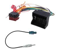 Sound-way - Car stereo ISO Radio Adapter Wiring Harness Connector Lead Loom Cable Plug Adaptor compatible with Mercedes, BMW
