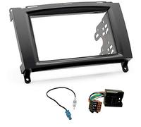 Sound-way Car stereo Radio Fascia frame 2 DIN compatible with MERCEDES BENZ A B Class Vito Viano VW crafter