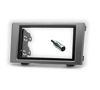 Sound-way Double DIN Car Radio Frame Installation Kit, 2 DIN Front Panel Frame, Antenna Adapter, compatible with IVECO Daily