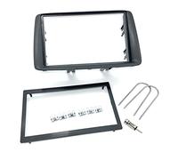 Sound-way Double DIN Car Radio Frame Installation Kit, 2 DIN Front Panel Frame, Antenna Adapter, Release Keys, Compatible with Fiat Panda (169) 2002-2012