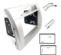 Sound-way - Double DIN Car Radio Frame Installation Kit, 2 DIN Front Panel Frame Stereo compatible with Toyota Corolla Verso 2004-2009