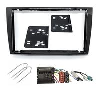 Sound-way - Double DIN Car Radio Frame Installation Kit, 2 DIN Front Panel Frame Stereo compatible with Peugeot 308 2007-2013 / Peugeot 408 2011+ / RCZ 2010-2015