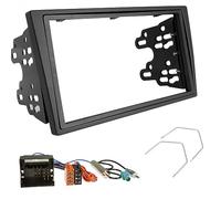 Sound-way Double DIN Car Radio Installation Kit, 2 DIN Front Panel Frame, ISO Connector Cable, Antenna Adapter, Release keys, compatible with Vauxhall Opel