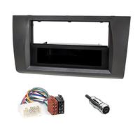 Sound-way Double DIN Car Radio Installation Kit, 2 DIN Front Panel Frame, ISO Connector Cable, Antenna Adapter, compatible with Suzuki Swift