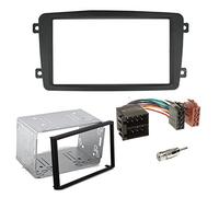 Sound-way Double din car stereo radio installation kit facia adapter compatible with Mercedes C - Class/CLK/Viano/Vito 2 din