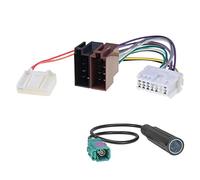 Sound way - ISO RETROFIT Connector Cable Bundle and Antenna Adapter for Car Radio Installation Only Compatible with Original Renault Radios, Dacia Radio Daewoo AGC-1220