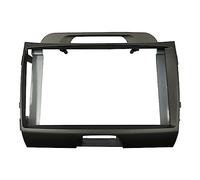 Sound-way - Single DIN Car Radio Frame Installatio 9 Inch Car Radio Fascia Stereo Panel Dash Installation Kit Double Din Frame GPS DVD Bezel/Fit For KIA SPORTAGE 2010-2015 Car Front Side Air Outlet V