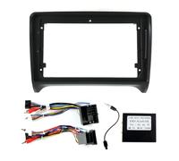 Sound-way - Single DIN Car Radio Frame Installatio MEKEDE Car Radio Face Frame/Fit For Audi TT MK2 2006-2014 Fascia Stereo Panel Dash Kit Refitting Installation Bezel Cable Canbus Car Front Side Air