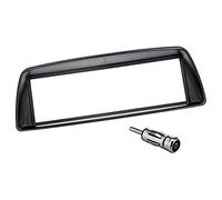 Sound-way Single DIN Car Radio Frame Installation Kit, 1 DIN Front Panel Frame, Antenna Adapter, compatible with Citroen C1, Toyota Aygo, Peugeot 107