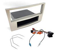 Sound-way Single DIN Car Radio Frame Installation Kit, 1 DIN Front Panel Frame, ISO Connector Cable, Antenna Adapter, Release Keys compatible with Opel Vauxhall Astra H/Antara/Corsa D/Zafira B