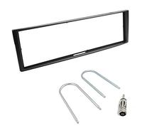 Sound-way Single DIN Car Radio Installation Kit, 1 DIN Front Panel Frame, Facia Adaptor, Antenna Adapter, Release keys, compatible with Renault Megane 2, Clio 4, Modus, Scenic