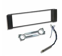 Sound-way Single DIN Car Radio Installation Kit, 1 DIN Front Panel Frame, Facia Adaptor, Antenna Adapter, Release keys, compatible with Audi A3, A6, Seat Leon, Toledo