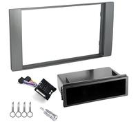 Sound-way Single DIN car Radio Stereo Kit, 1 DIN Frame Adapter, Antenna Adapter, ISO Connector, Release Keys compatible with Ford C-Max/Focus/Fiesta/Fusion/Galaxy/Kuga/S-Max/Transit