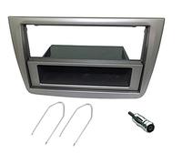 Sound-way Single/Double DIN Car Radio Installation Kit, 1/2 DIN Front Panel Frame, Facia Adaptor, Antenna Adapter, Release keys, compatible with Alfa Romeo Mito