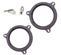 Sound way - Spacer rings adapters and harness kit for 6.5" inch / 165 mm speakers for Renault Nissan Dacia Smart - KC550