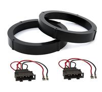 Sound-way Spacer rings adapters kit for 165mm 6.5" speakers compatible with SEAT Toledo/Leon