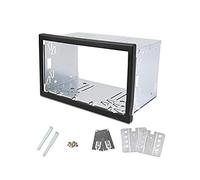 Sound-way - Universal metal dashboard radio frame cage for car stereo 2 DIN 110 mm with fitting frame 6.2 "173x98 mm - DIN5L