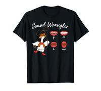 Sound Wrangler Funny Goose SLP Speech Pathology Therapy Value Graphic T-Shirt