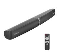 Soundbar for TV, 2-in-1 Detachable Tower Speakers with Bluetooth 5.3/ARC/AUX/Optical Connection - Wall Mountable Home Cinema Sound Bar with Surround Sound System for PC/Projectors/Gaming (Black)