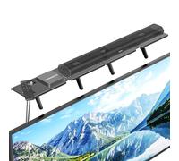 Soundbar Mount, No Drilling Steel TV Top Shelf Fits Most of Sound Bars Up to 15 Lbs, Universal Sound Bar TV Mount Bracket, Sound Bar Stand Compatible with Samsung, Sony, LG,Bose, 33.8x4.7inch